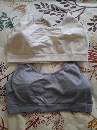 2 Sujetadores Deportivos Relleno Talla L