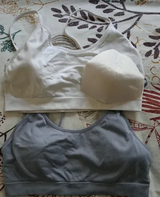 2 Sujetadores Deportivos Relleno Talla L