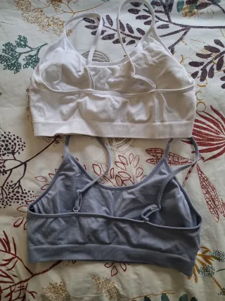 2 Sujetadores Deportivos Relleno Talla L