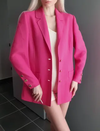 Blazer Zara Barbie hot pink