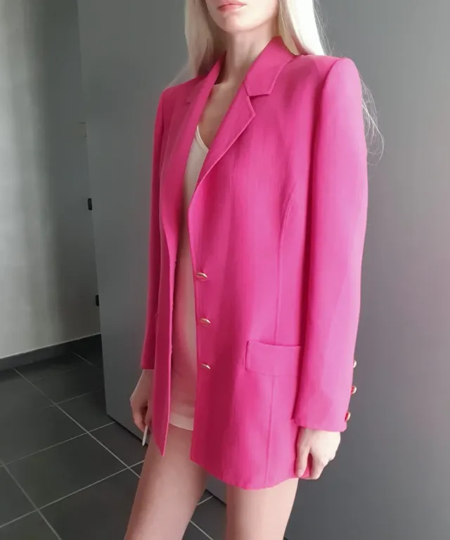 Blazer Zara Barbie hot pink