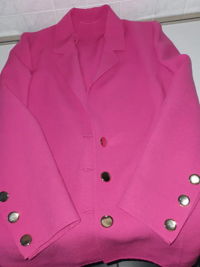 Blazer Zara Barbie hot pink