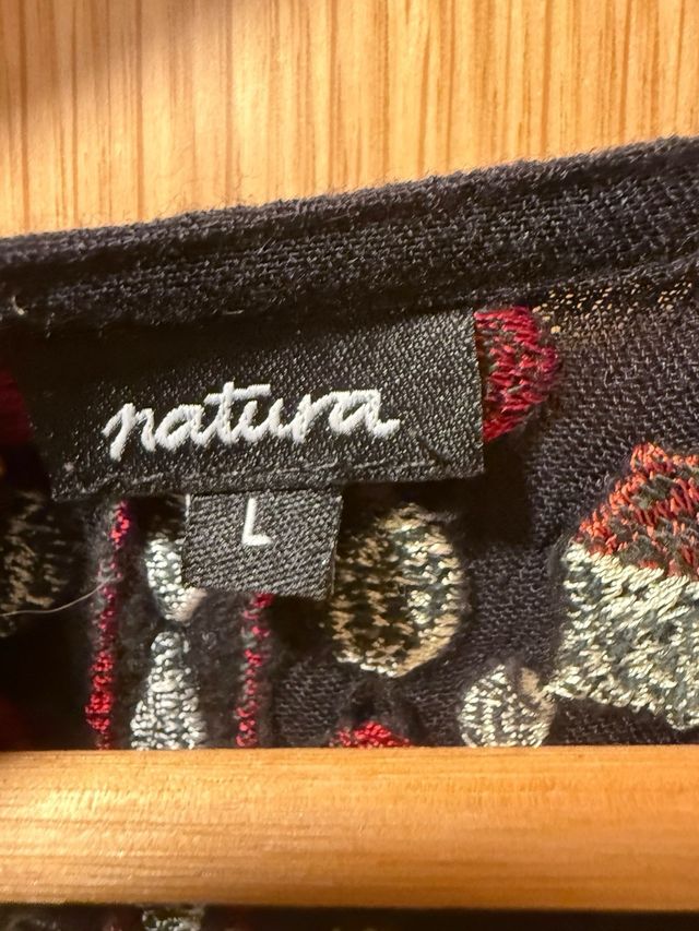 Chaleco Natura Bordado y tela ligera