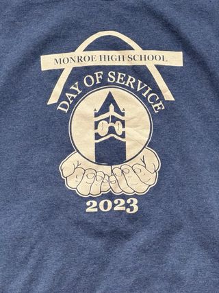 T-shirt Monroe High School Day of Service S