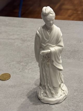 Statuine in pregiata porcellana bianca –orientale