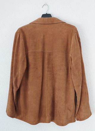 Chaqueta de piel marrón Talla L