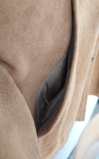 Chaqueta de piel marrón Talla L