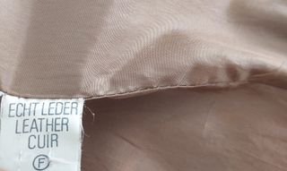 Chaqueta de piel marrón Talla L