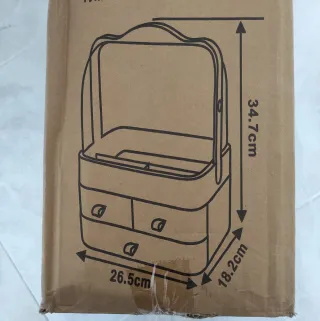 Portatutto makeup beige