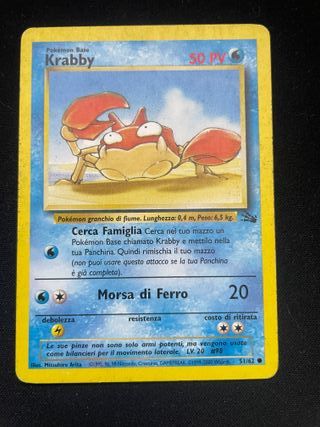 Krabby 51/62 Fossil Pokemon TCG - Ita