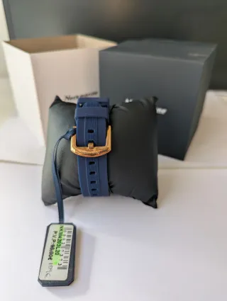 Reloj Neckmarine Submariner Oro Rosa y Azul (NUEVO