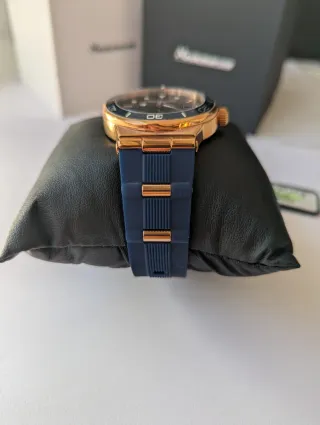 Reloj Neckmarine Submariner Oro Rosa y Azul (NUEVO