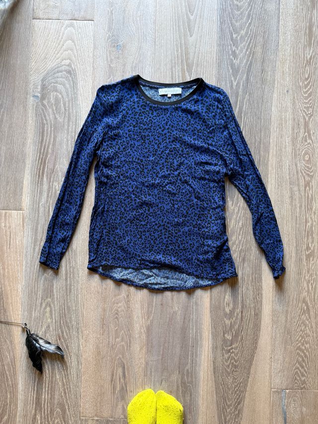 Camiseta / blusa Designers Society Leopardo Azul S