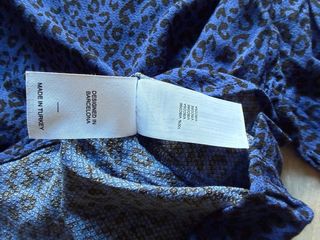 Camiseta / blusa Designers Society Leopardo Azul S