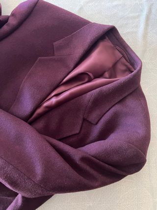 Chaqueta Blazer Granate Kiabi Talla M