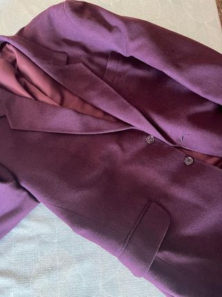 Chaqueta Blazer Granate Kiabi Talla M