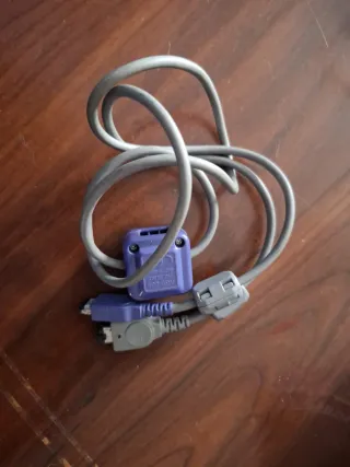 Cable Conector game boy  Morado y Gris