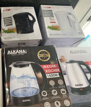 Hervidor de agua CLATRONIC y ALKANA