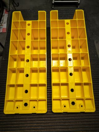 2 Cunei Rampe Fermaruota Camper Auto