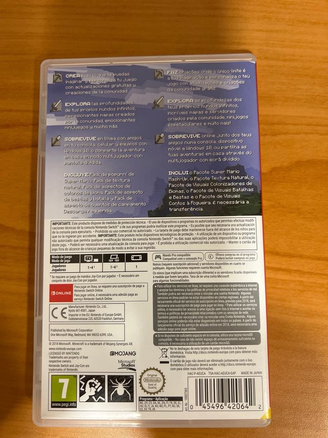 Minecraft per Nintendo Switch