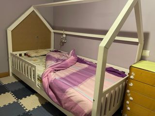 Cama infantil montessori de madera