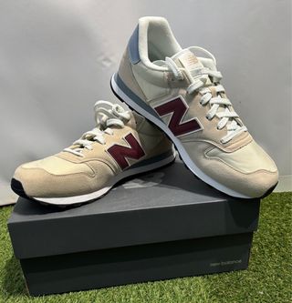 New Balance NB 500 beige y rojo – Talla 44