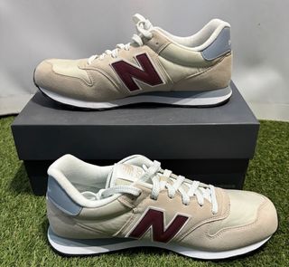 New Balance NB 500 beige y rojo – Talla 44