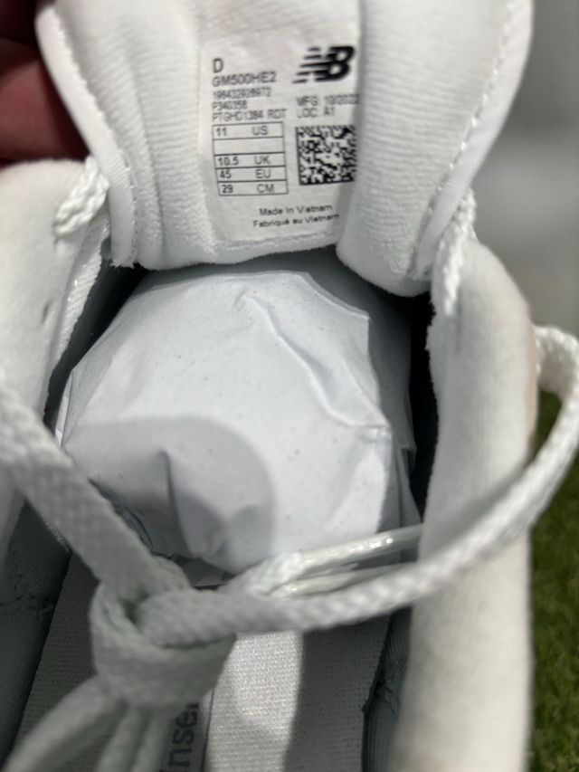 New Balance NB 500 beige y rojo – Talla 44