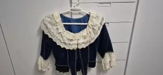 Corpiño adulto talla 38 azul oscuro dw terciopelo