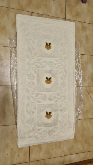 Coperta lana con 2 tappeti stesso materiale