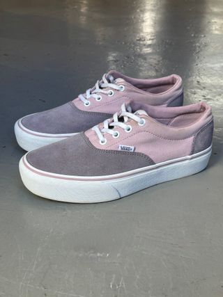 Zapatillas Vans 40, Era platform lavanda y rosa