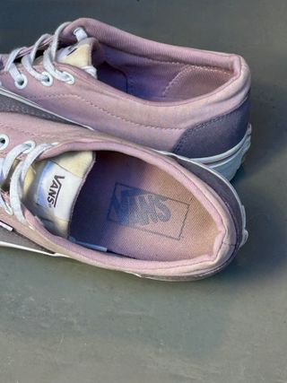 Zapatillas Vans 40, Era platform lavanda y rosa