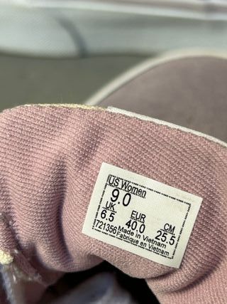 Zapatillas Vans 40, Era platform lavanda y rosa