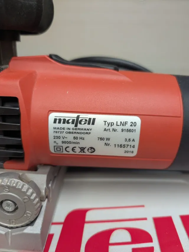 Mafell LNF 20 Fresadora de Ranuras Lamello