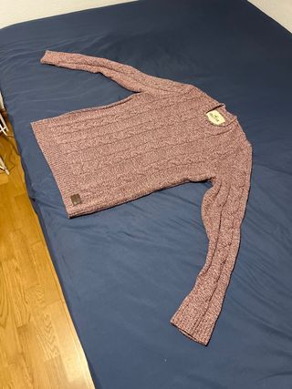 Jersey Hollister Granate Trenzado