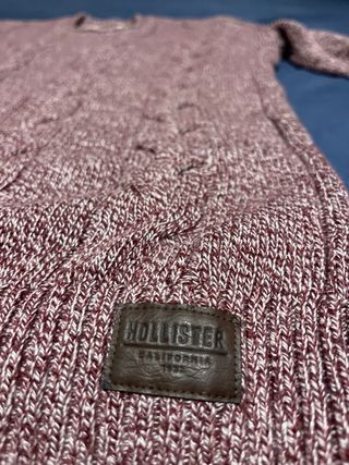 Jersey Hollister Granate Trenzado