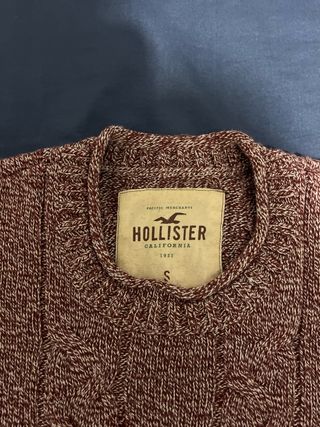 Jersey Hollister Granate Trenzado