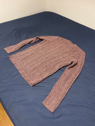 Jersey Hollister Granate Trenzado