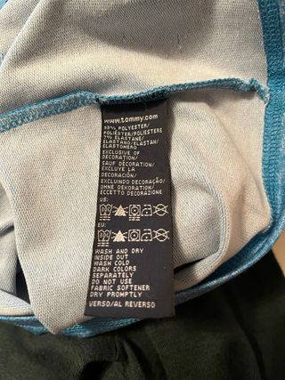 Camiseta de mujer, de manga larga, marca Tommy