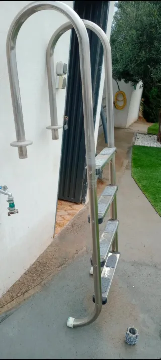 Escalera Piscina Acero Inoxidable