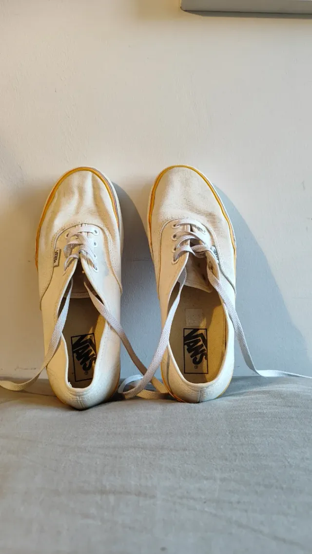 Zapatillas Vans Authentic Beige/Blanco