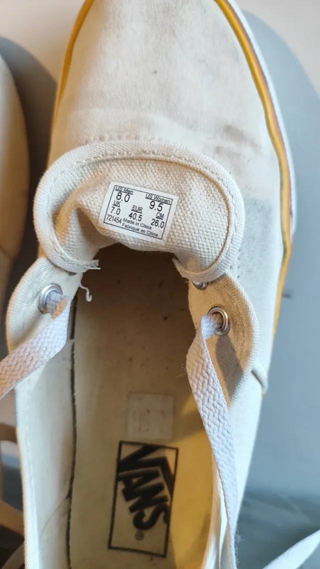 Zapatillas Vans Authentic Beige/Blanco