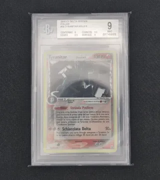 Carta Gradata BGS 9 Tyranitar Specie Delta 16/113