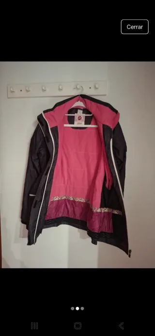 Chaqueta reflectante chica ski/snowboard talla S