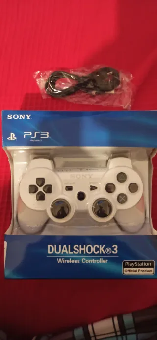 Controller Wireless Dualshock 3 Bianco e Nero PS3