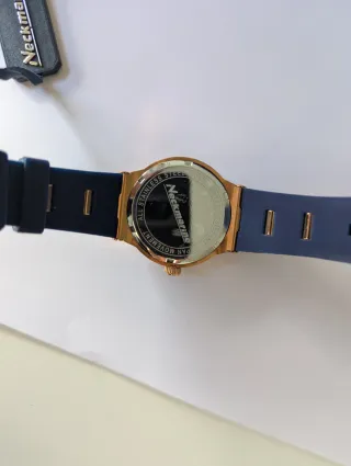 Reloj Neckmarine Cronógrafo Oro Rosa y Azul