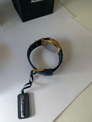 Reloj Neckmarine Cronógrafo Oro Rosa y Azul