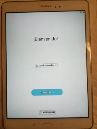 Tablet Samsung /Plateada