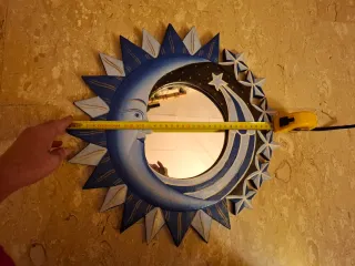 Specchio decorativo luna e stelle