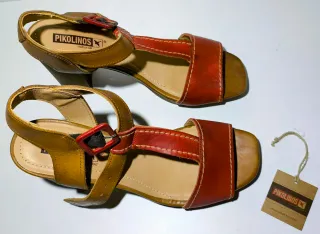 Sandalias Pikolinos Tacón Zapatos Botines Piel